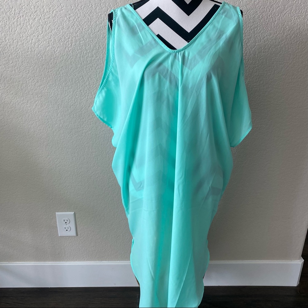 Lily Bleu Beach || aqua mint swim cover up
